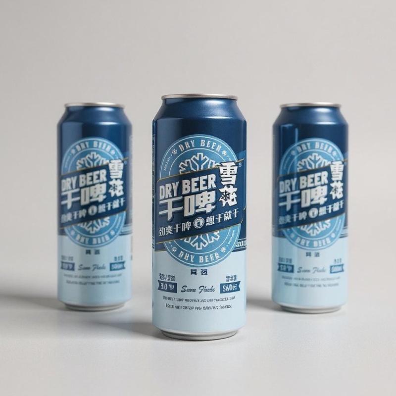 雪花干啤500ml想干就干